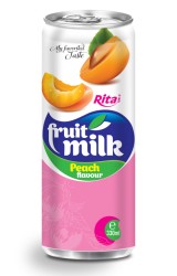 peach flavour fruit milk